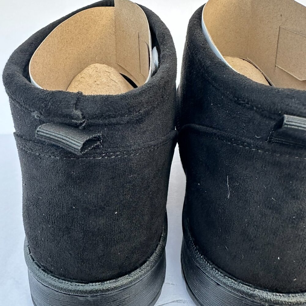 SO Lupita Women's Cozy Black Cozy Mini Boots Size 9 - Picture 3 of 7